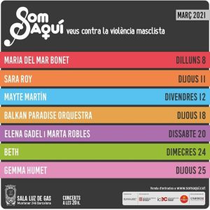 SOM AQUÍ  –  Veus contra la violència masclista