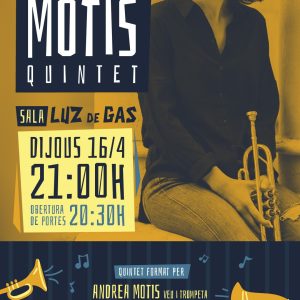 Concert solidari ANDREA MOTIS QUINTET