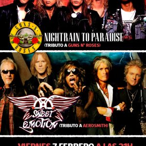 Tribut a GUNS N’ ROSES i AEROSMITH